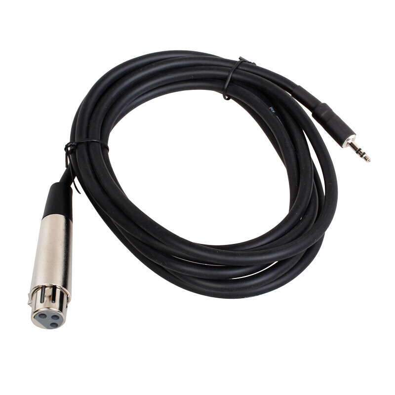 ISK C-4音频线评测 3.5mm立体声转卡农母线的高屏蔽表现
